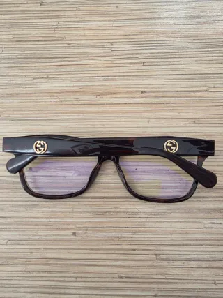 Montura de gafas Gucci tortuga