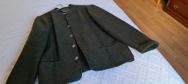 Chaqueta austriaca pura Lana Virgen Hombre Talla54