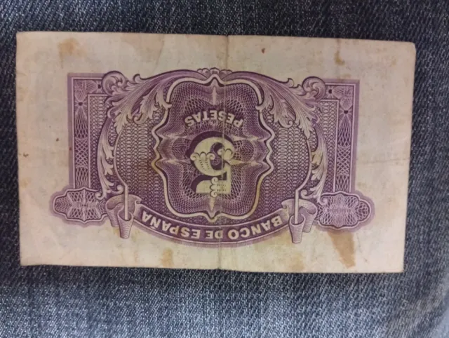 Billete 5 Pesetas Banco de España 1935