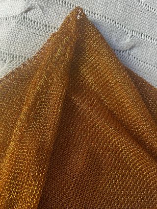 Blusa brillante cobriza