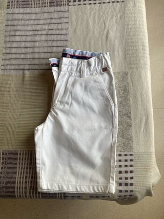 Pantalón Tizzas niño 7-8 años blanco