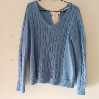 Jersey Naf Naf azul ochos talla M