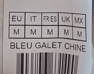 Jersey Naf Naf azul ochos talla M