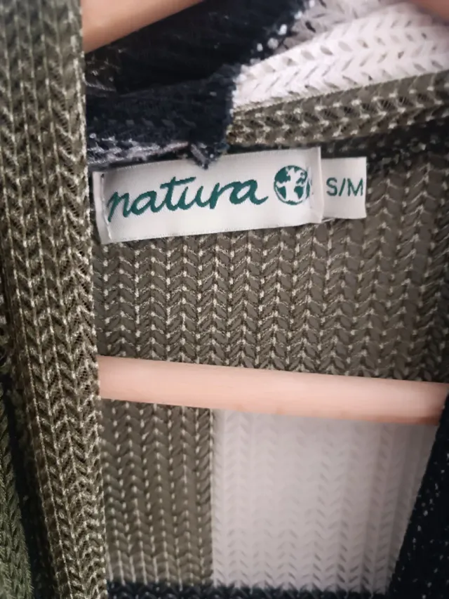 Chaqueta de punto patchwork talla S / M