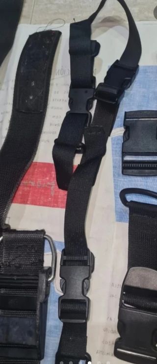 Hebillas,Anillas, piezas jacket .bcd buceo