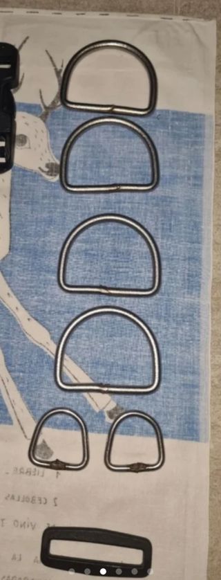 Hebillas,Anillas, piezas jacket .bcd buceo