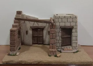 Casa nacimiento figuras hasta 15cmt.