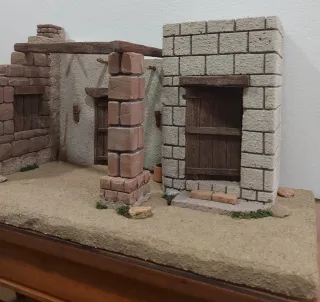 Casa nacimiento figuras hasta 15cmt.