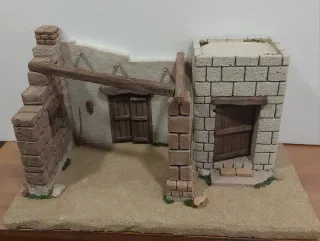 Casa nacimiento figuras hasta 15cmt.