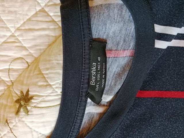 Camiseta de rayas Bershka