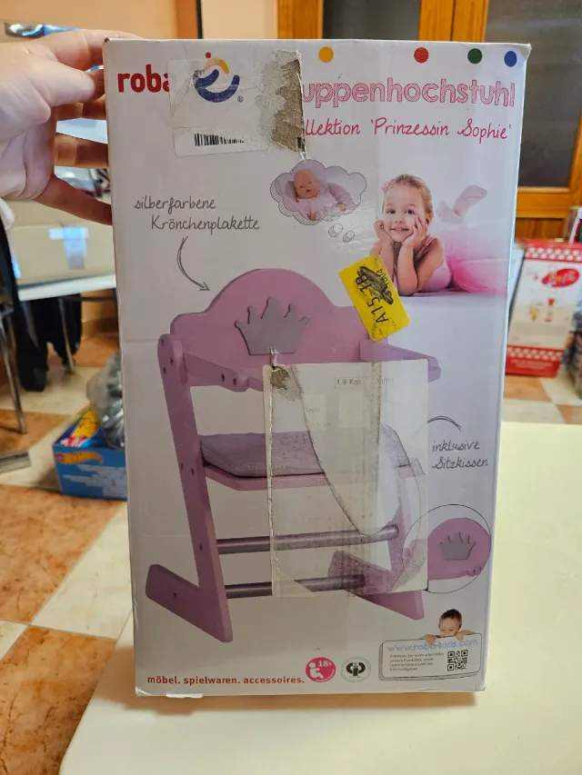 Trona para muñecas Roba Princesa Sophie