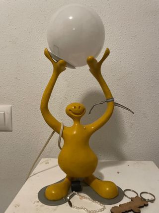 Lámpara de colección amarilla