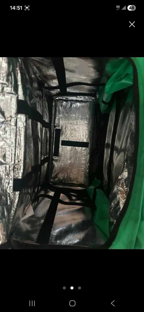 Mochila Reparto Uber Eats Térmica Verde