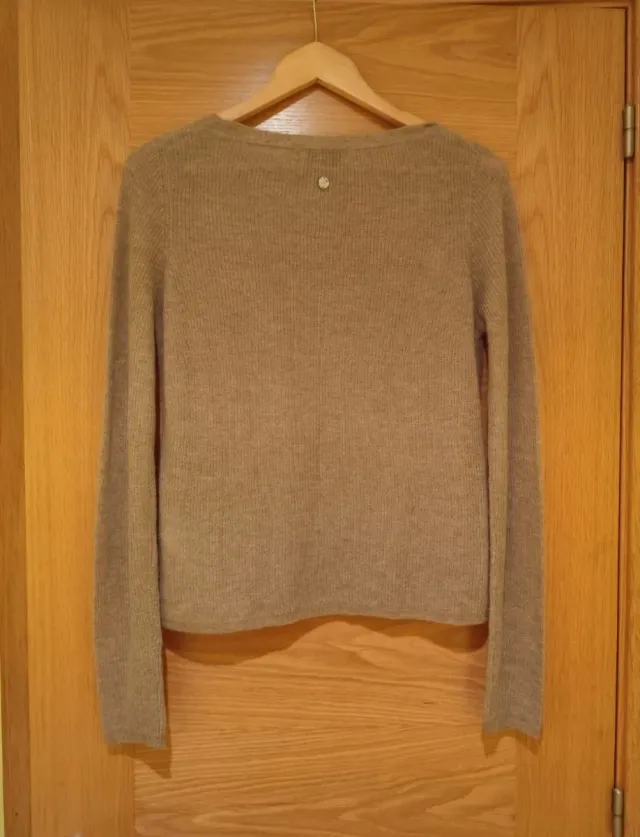 Jersey Desigual punto fino caqui talla M