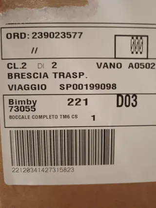Boccale completo Bimby TM6