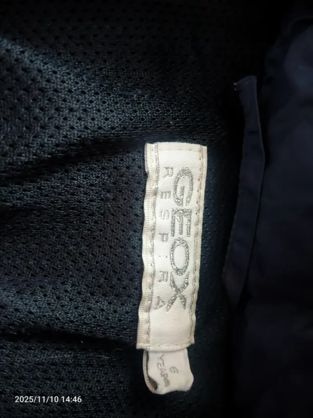 Abrigo niña Geox Talla 6