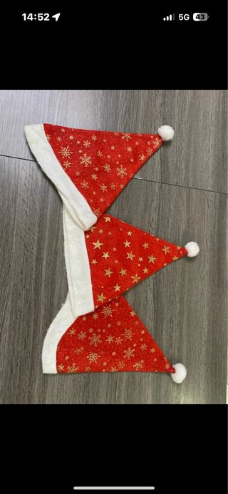 Cappelli Babbo Natale 1€/cad
