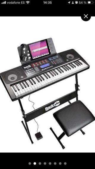 Teclado Piano Digital RockJam 61 Teclas