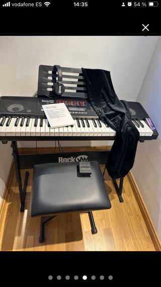 Teclado Piano Digital RockJam 61 Teclas