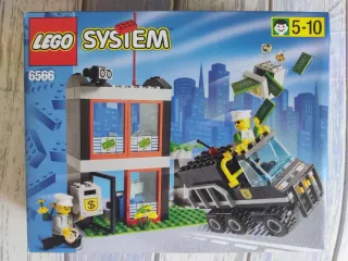 Lego 6566 Banca anno 1997 con scatola e istruzioni