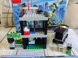 Lego 6566 Banca anno 1997 con scatola e istruzioni