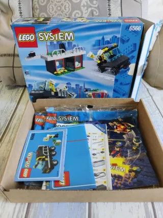 Lego 6566 Banca anno 1997 con scatola e istruzioni