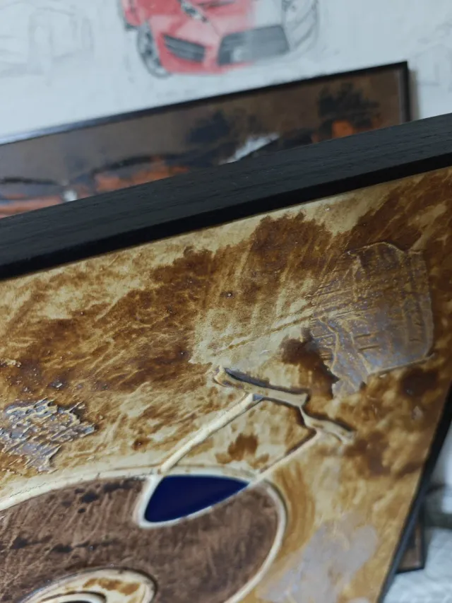 Lote 3 cuadros abstractos