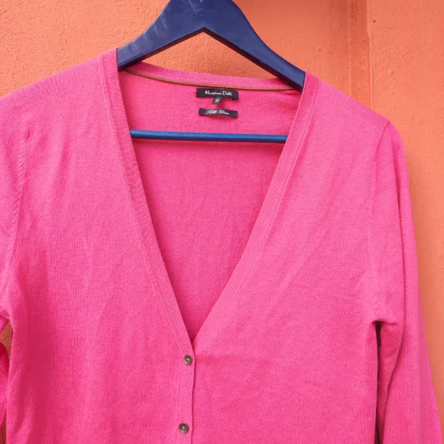 Cárdigan Massimo Dutti Rosa Talla L