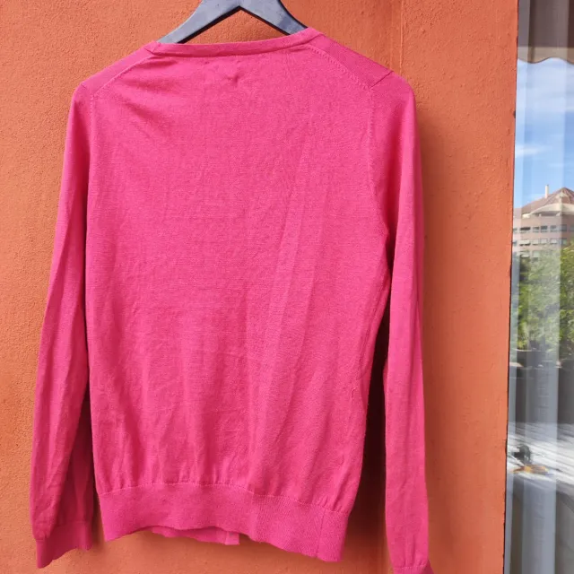 Cárdigan Massimo Dutti Rosa Talla L