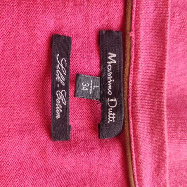 Cárdigan Massimo Dutti Rosa Talla L
