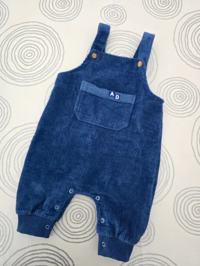 Mono bebé pana azul