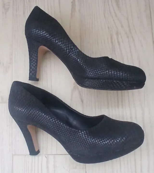 Zapatos de tacón Clarks negros mujer