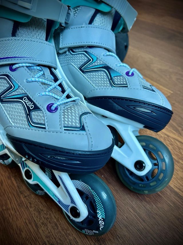 Patines Oxelo Niños Talla Ajustable + Protecciones