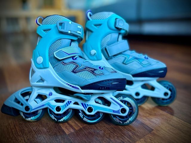 Patines Oxelo Niños Talla Ajustable + Protecciones