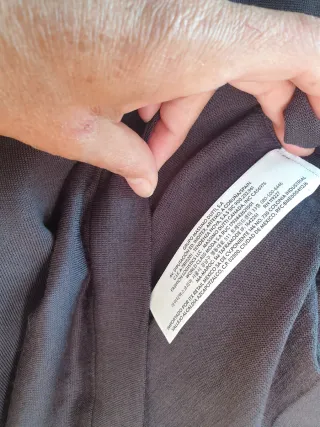 Camiseta Massimo Dutti Gris Talla M, Hombre