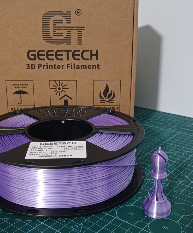 Filamento PLA SILK (Seda) Viola / Purple