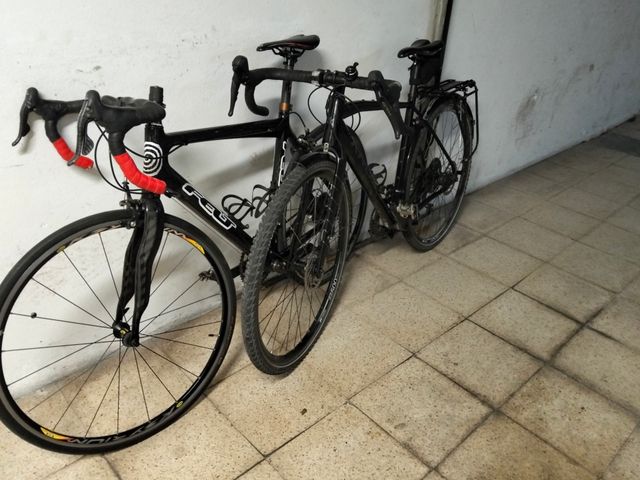 Bicicleta Gravel Kross y Focus Carretera