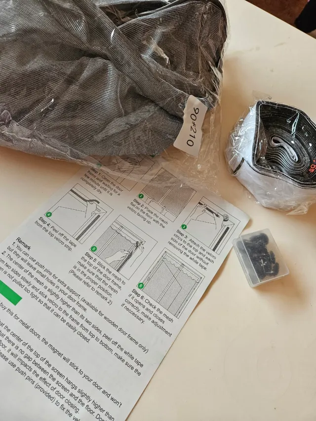 Cortina mosquitera 90x210 cm