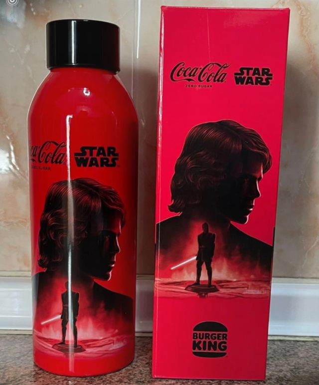 Bottiglia Coca Cola Star Wars Rossa da Collezione