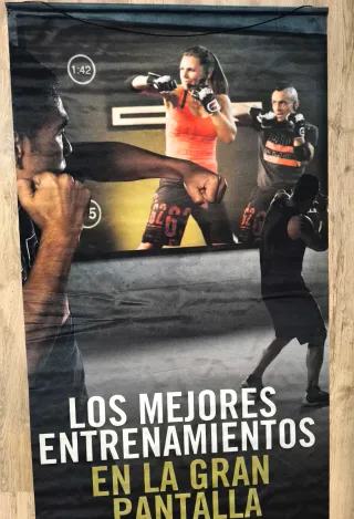 Cartel poster gigante Body Combat Les Mills tela