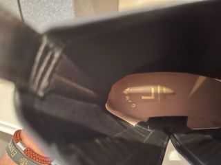 Botines de piel suave con cuña negros