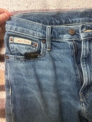 Pantalón vaquero Calvin Klein azul talla W26