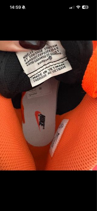 Nike Dunk High Scarpe Arancioni e Nere