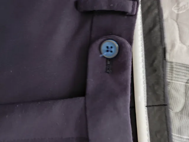 Traje juvenil azul  marino talla 44,16 años