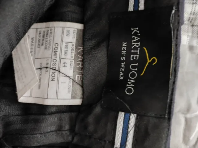 Traje juvenil azul  marino talla 44,16 años