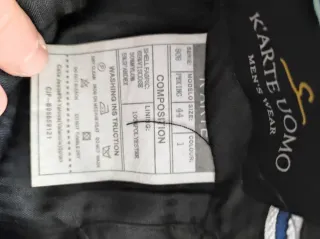 Traje juvenil azul marino talla 44,16 años