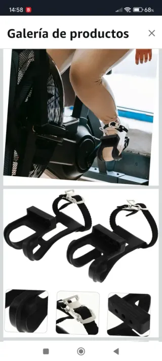 Sujetadores para pedales de bicicleta