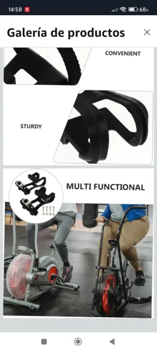 Sujetadores para pedales de bicicleta