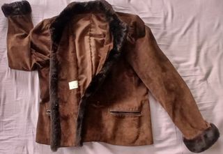 Cazadora ante hecha a mano Talla 39