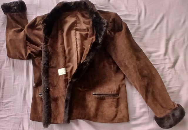 Cazadora ante hecha a mano Talla 39